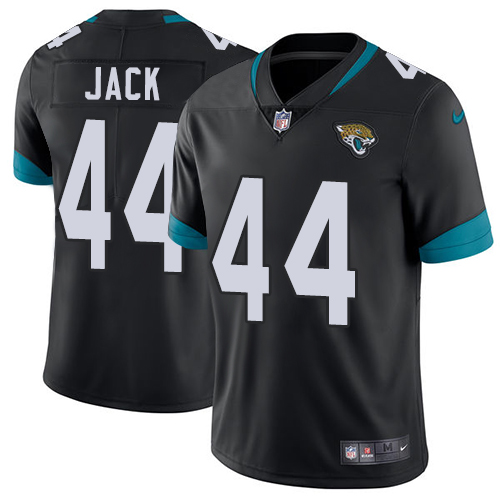Nike Jacksonville Jaguars #44 Myles Jack Black Team Color Men Stitched NFL Vapor Untouchable Limited Jersey->jacksonville jaguars->NFL Jersey
